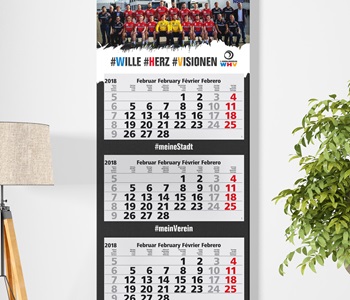 Kalender, Printdesign